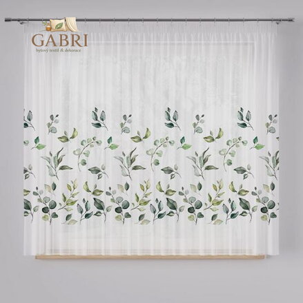 Metrážový tištěný voál výška 157cm Gabri-D00050/WOP/001/000157/1-2026 Výprodej