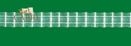 Metráž řasící páska šíře 2,5cm řasení 1:2 průsvitná Gabri-TASMAL/F5Z