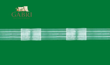 Řasící páska 50m - 2,5cm transparentní 1:2 Gabri-TASMAL/F2Z/