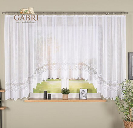 Záclona kusová oblouková s motivem 400x160cm Gabri-Modesta 017173-2026