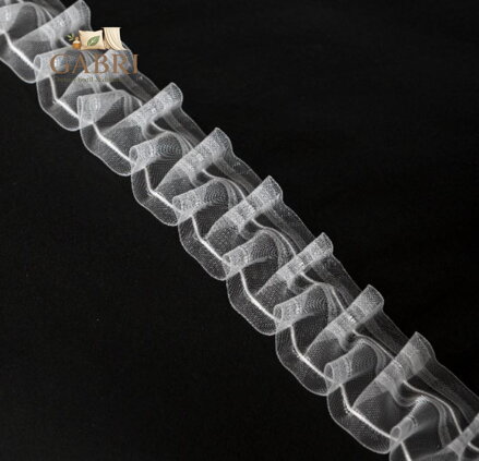 Řasící páska 50m - 5cm transparentní 1:2 Gabri-TASMAL/Z3Z-2026