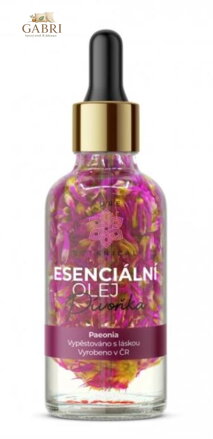 LeFleur 100% přírodní esenciální olej Pivoňka s okvětními lístky 