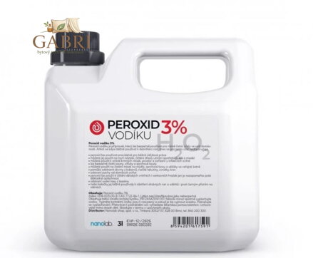 Peroxid vodíku na úklid 3L