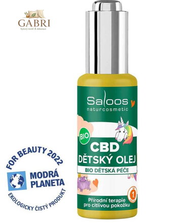 Přírodní kosmetika pro děti CBD - Bio dětský olej 