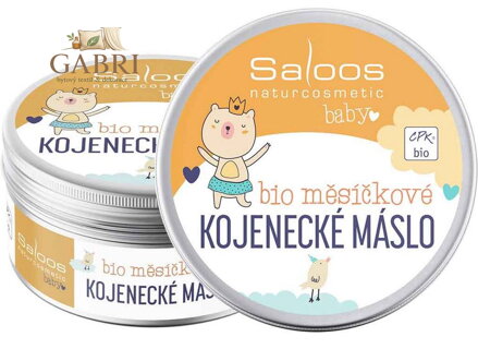 Šlehané bio měsíčkové kojenecké máslo