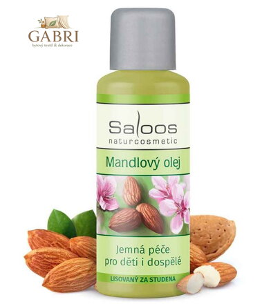 Rostlinný olej lisovaný za studena - Mandlový olej 