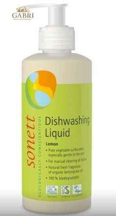 SONETT Tekutý prostředek na nádobí - citrón 300 ml