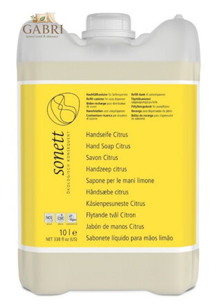 SONETT Tekuté mýdlo na ruce - Citrus 10 l