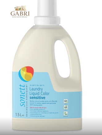 SONETT Prací gel na barevné prádlo Sensitive 1,5l
