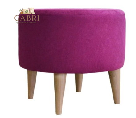  Taburet 4 nohy tkanina Suedine fialová 77 - více barev
