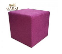  Taburet kostka tkanina  Suedine fialová 77 - více barev