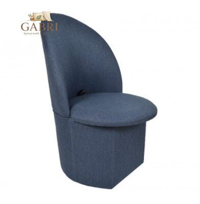  Taburet s opěradlem Krasnal tkanina Inari granátová 80 - více barev