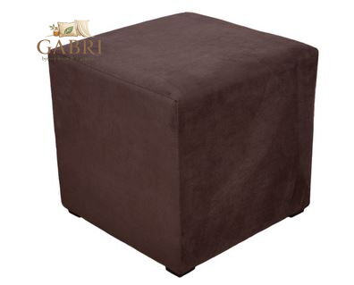 Taburet kostka tkanina Casablanka hnědá 659 - více barev