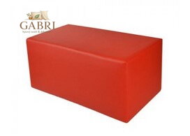 Taburet  EKO kůže 80x40x42cm červená - více barev na výběr