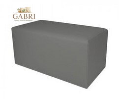 Taburet  EKO kůže 80x40x42cm šedá - více barev na výběr