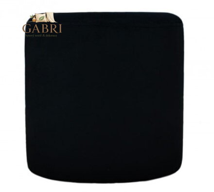  Taburet válec tkanina Casablanka černá 671 - více barev