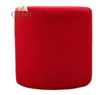  Taburet válec tkanina Casablanka červená 664 - více barev