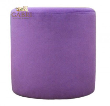  Taburet válec tkanina Casablanka fialová 661 - více barev