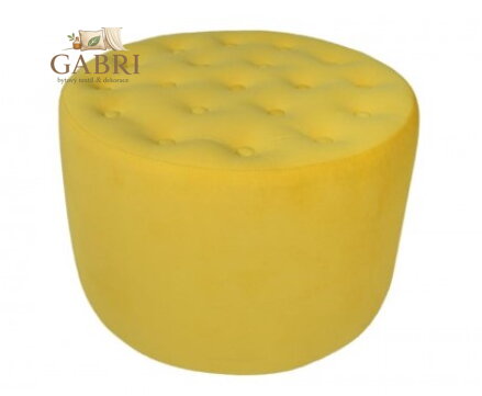  Taburet 60cm KARO tkanina Casablanka žlutá 673 - více barev