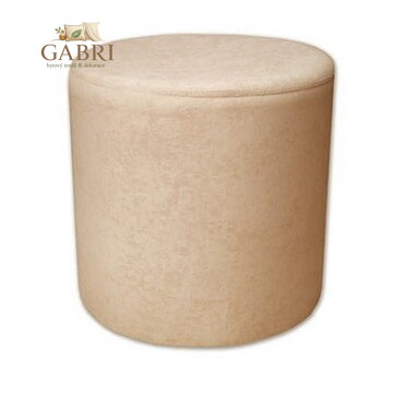  Taburet válec Suedine béžová 10 - více barev