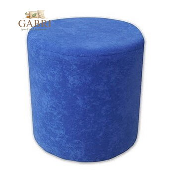  Taburet válec Suedine modrá 14 - více barev