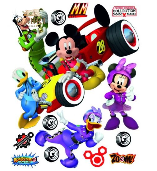  Samolepící dekorace na zeď 65x85cm Mickey Mouse a kamarádi - DK 2309-2025