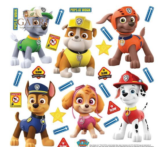  Samolepící dekorace na zeď 30x30cm Patrola - DKS 3814-2025