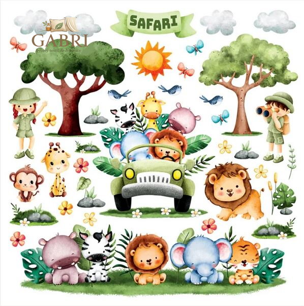 Samolepící dekorace dětská - DKS 3917-2025