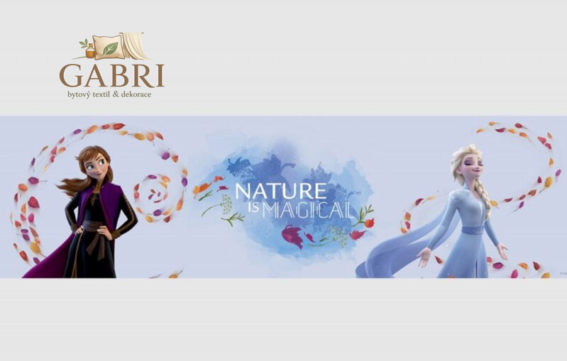 Samolepící bordura do dětského pokoje Disney Frozen II. - WBD 8157