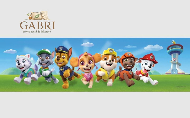 Samolepící bordura do dětského pokoje Disney Paw Patrol - WBD 8161