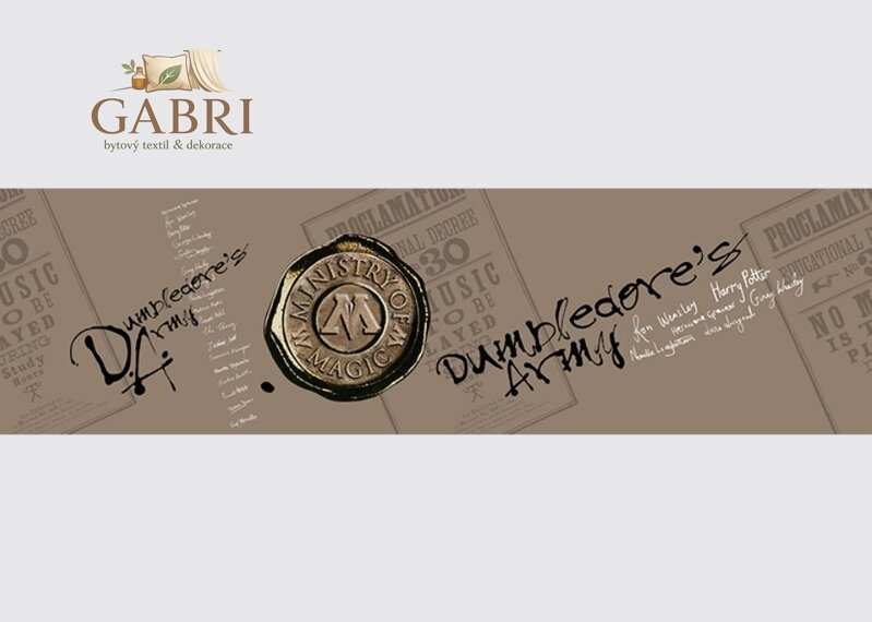  Samolepící bordura do dětského pokoje HARRY POTTER -  WB934 - 410 