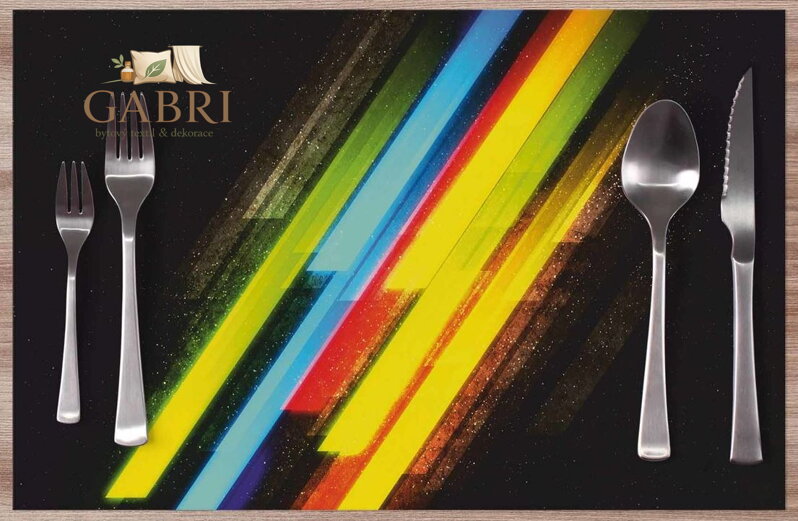  Prostírání na stůl - Abstrakce