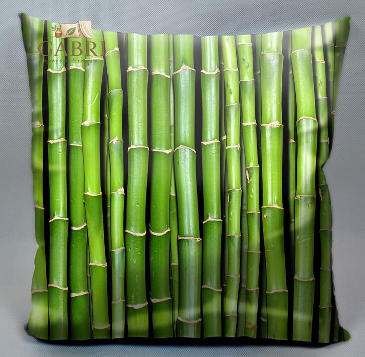 Fotopolštářek s efektem 3D - Bambus 