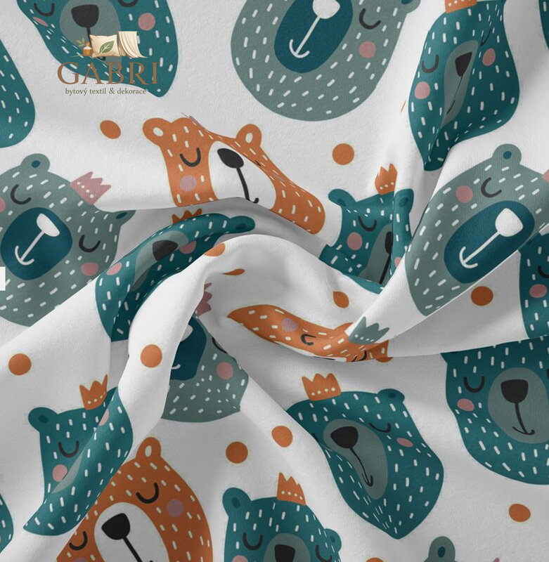 Metrážový dětský závěs zatemňovací Blackout šíře 140cm Im-Boy animal