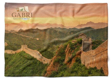 Fleecová fotodeka - Čínská zeď více rozměrů