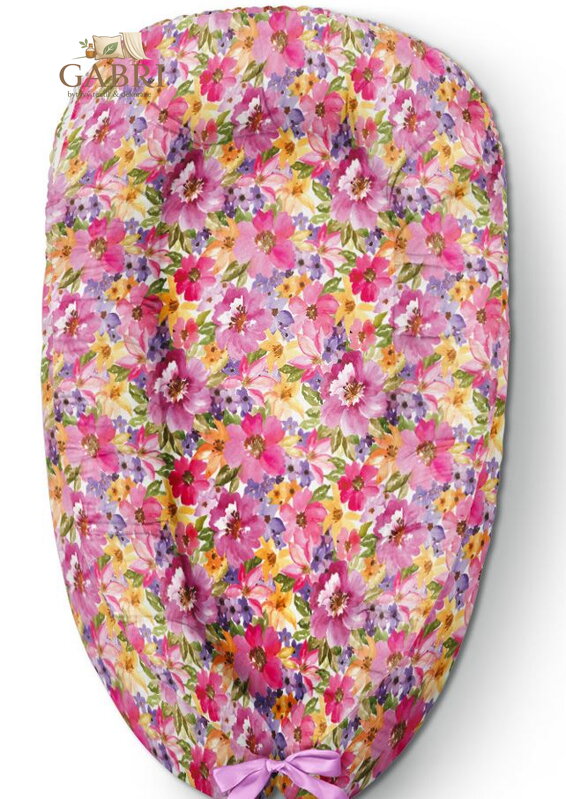 Hnízdečko pro miminko-Watercolor flowers