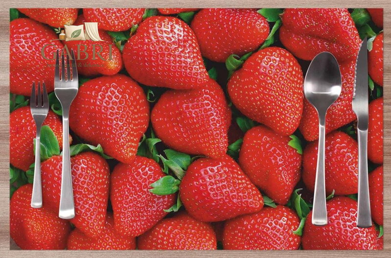  Prostírání na stůl - Jahody