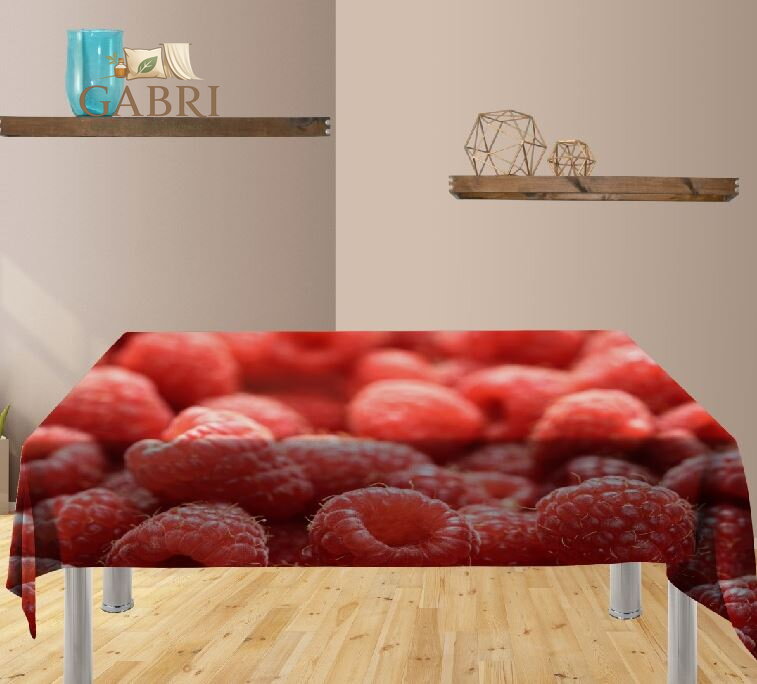 Ubrus s efektem 3D - Maliny více rozměrů