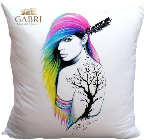 Fotopolštářek 40x40cm s efektem 3D - Miss-art