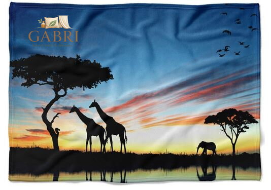 Fleecová fotodeka - Noční safari více rozměrů