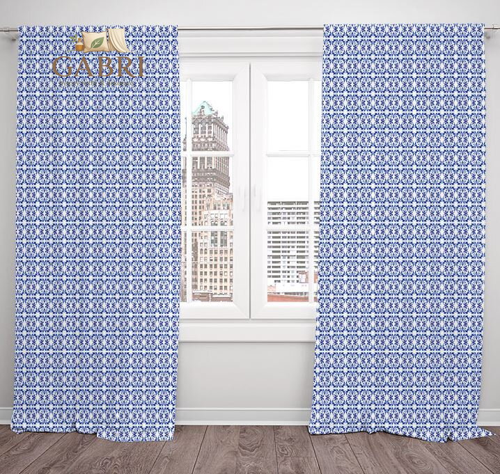 Závěsy dekorační tištěné 2x140x250cm - Pattern III