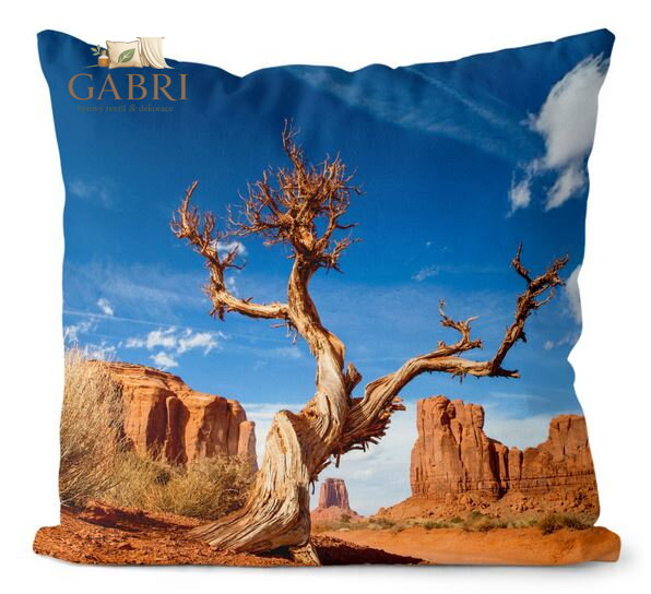 Fotopolštářek s efektem 3D - Poušť