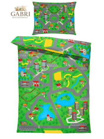 Povlečení Interlock pro miminka - City