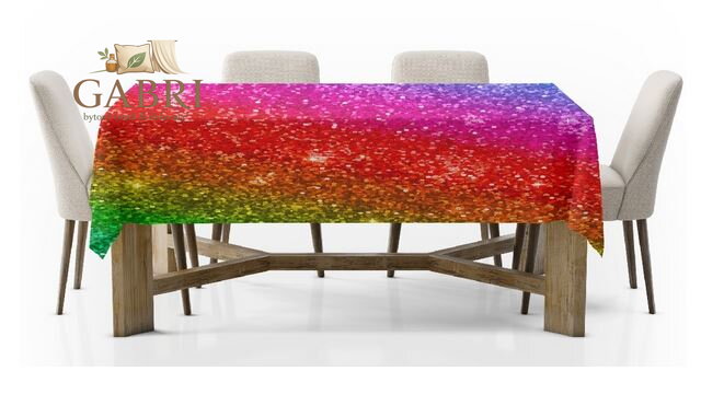 Ubrus s efektem 3D - Třpytky více rozměrů