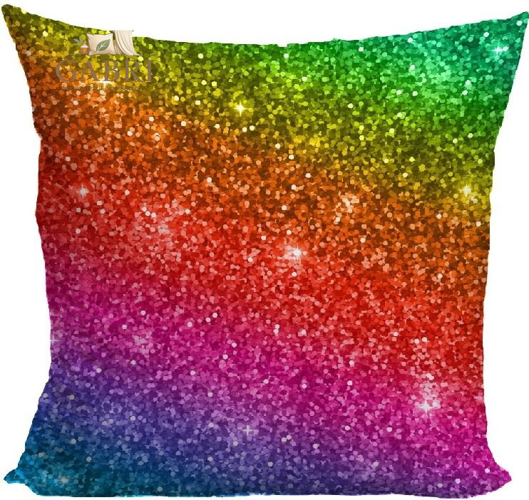 Fotopolštářek s efektem 3D - Třpytky