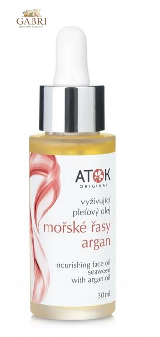 Vyživující pleťový olej Mořské řasy - argan 