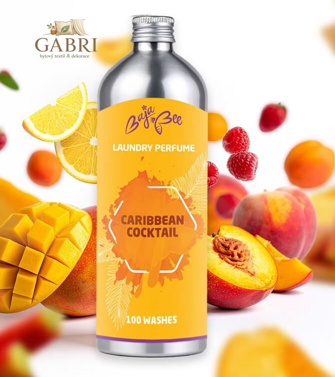 Parfém na praní na vodní bázi BayaBee - Caribbean Cocktail 500ml ( 100 praní )