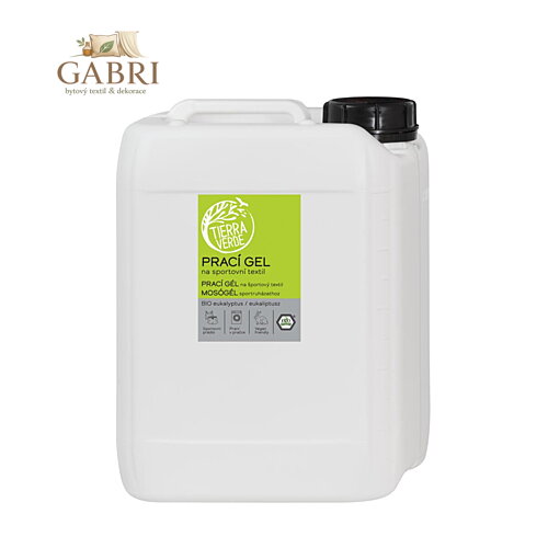 Tierra Verde – Prací gel sport BIO eukalyptus (TIERRA VERDE), 5 l