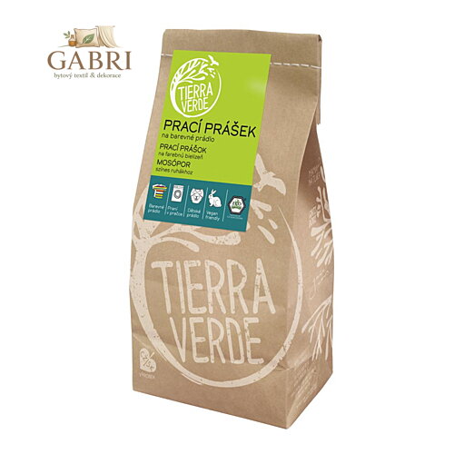 Tierra Verde – Prací prášek na barevné prádlo (TIERRA VERDE), 850 g