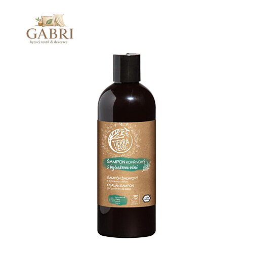 Tierra Verde – Šampon kopřivový s bylinkovou vůní (TIERRA VERDE), 500 ml